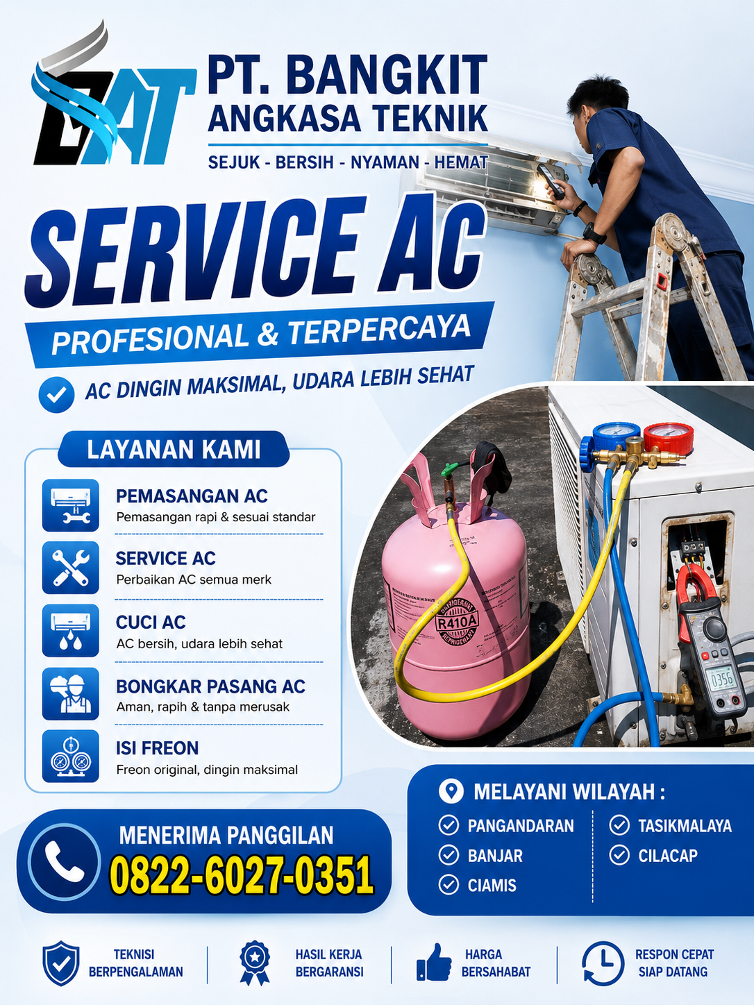 Butuh Service AC Cepat? Teknisi Siap Melayani Banjar hingga Cilacap
