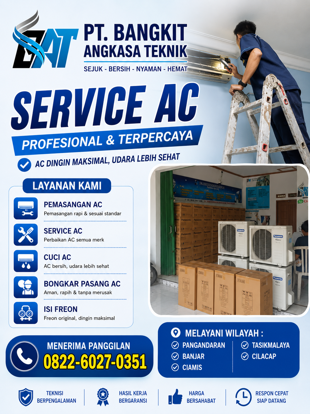 Butuh Service AC Cepat? Teknisi Siap Melayani Banjar hingga Cilacap